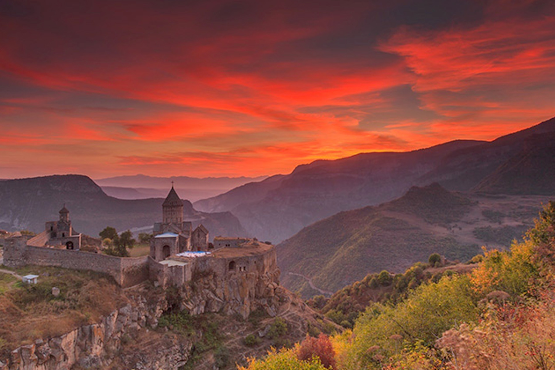 Tatev Red Sunset